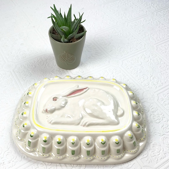 Farmhouse Ceramic Rabbit Hare Wallhanging 🐇 🐰 - Picture 2 of 7